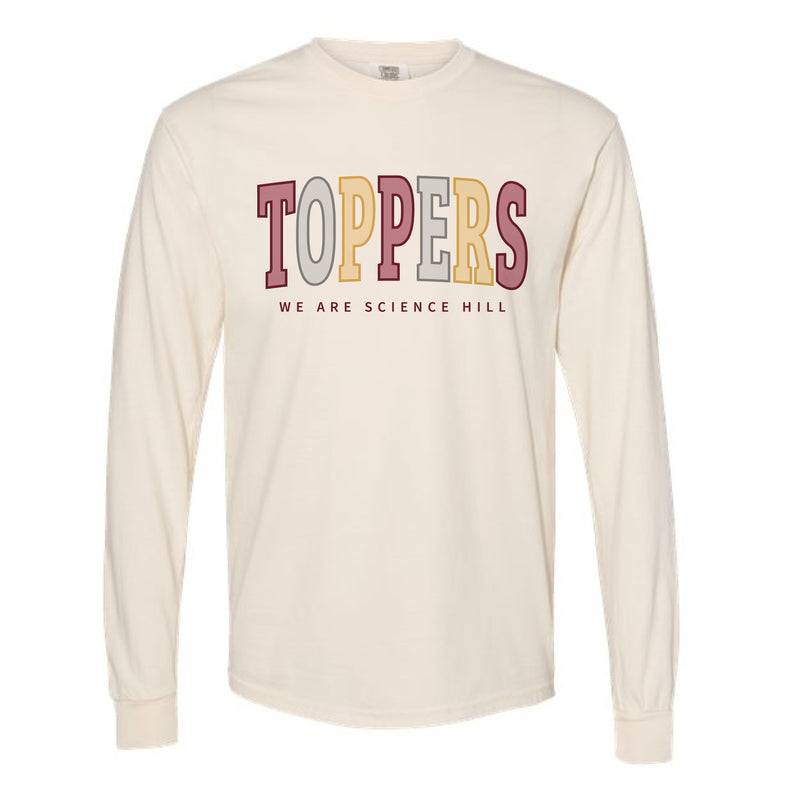 The Toppers Multi | Ivory Long Sleeve Tee