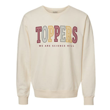 The Toppers Multi | Parchment Crewneck Sweatshirt