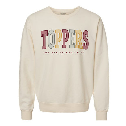The Toppers Multi | Parchment Crewneck Sweatshirt