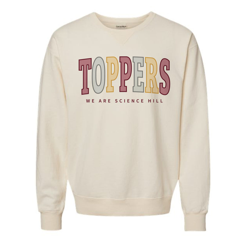 The Toppers Multi | Parchment Crewneck Sweatshirt