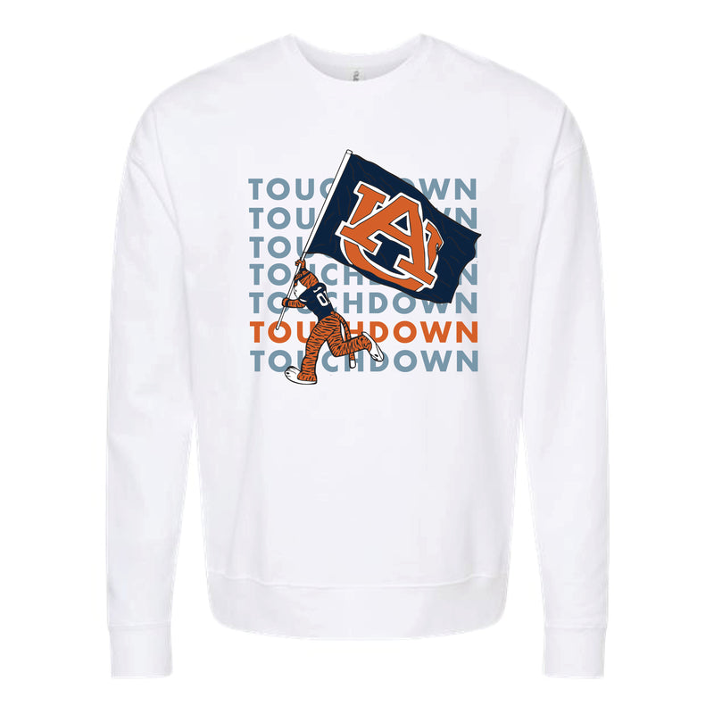 The Touchdown Aubie | White Sweatshirt