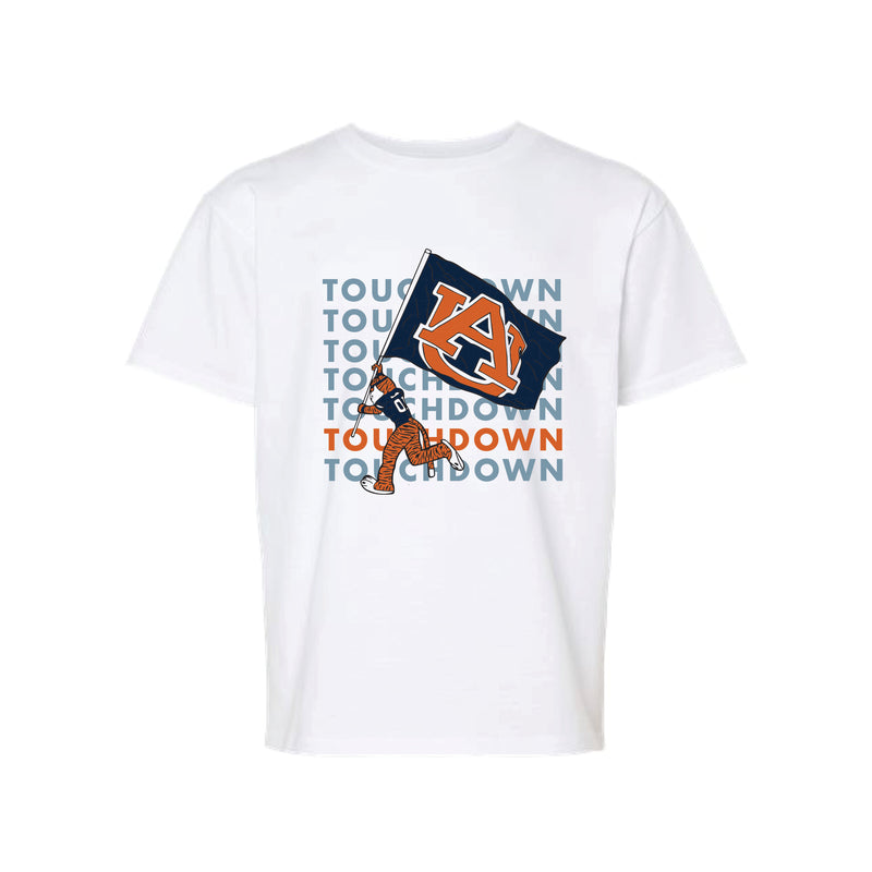 The Touchdown Aubie | Youth White Tee