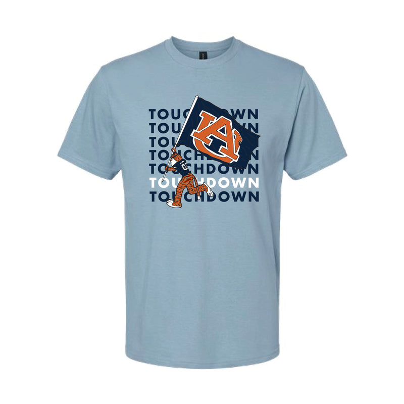 The Touchdown Aubie | Stone Blue Tee