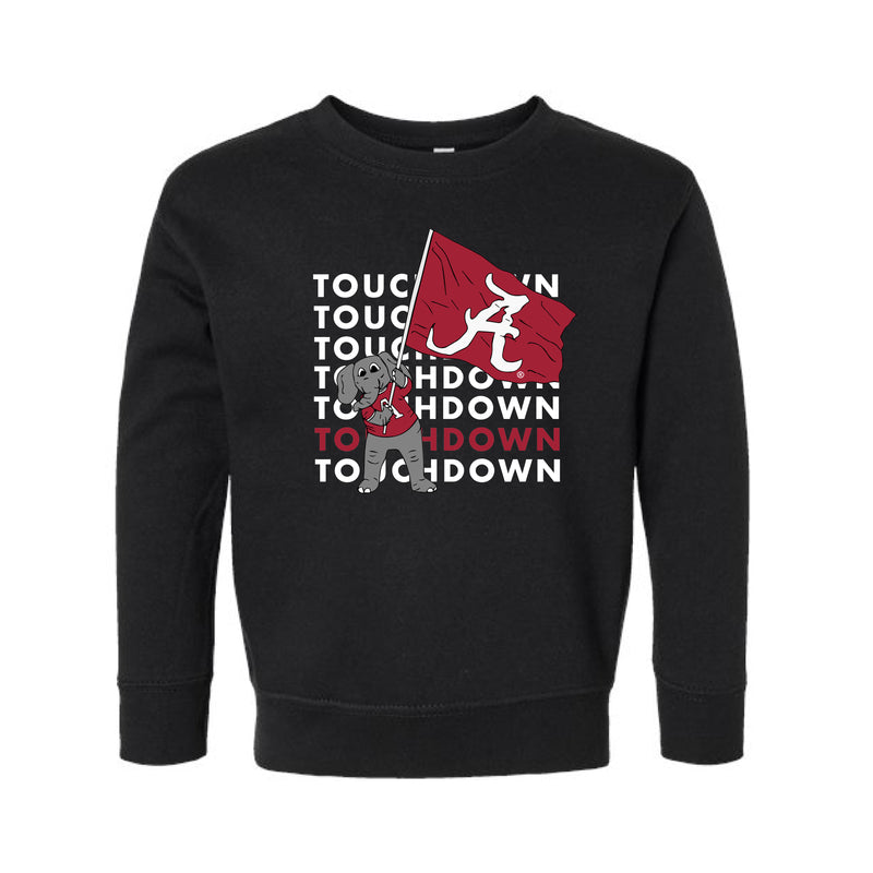 The Touchdown Big Al | Toddler Black Sweatshirt