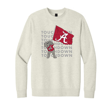 The Touchdown Big Al | Heather Oatmeal Sweatshirt