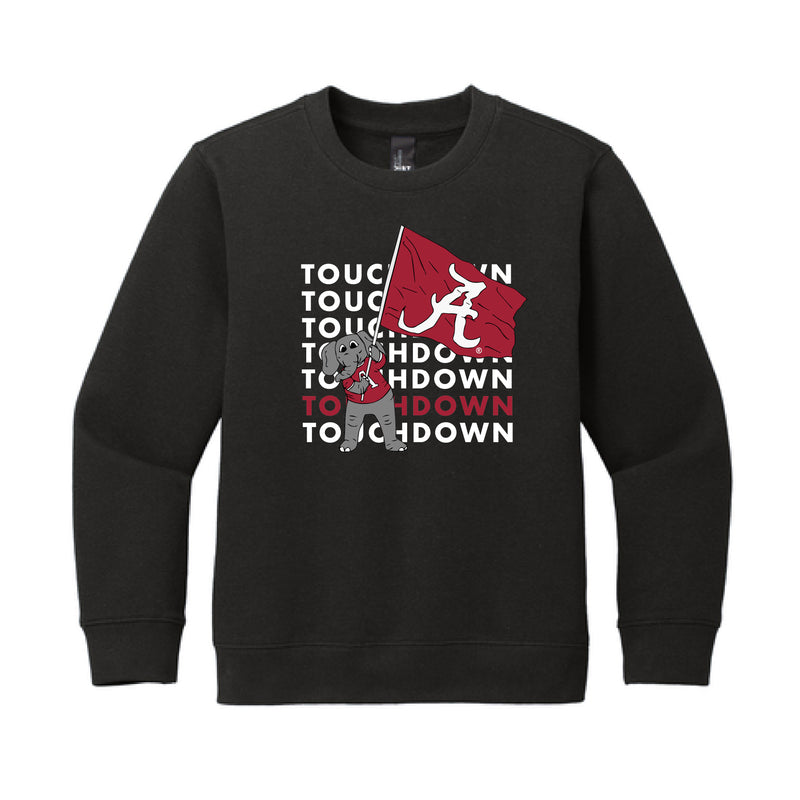 The Touchdown Big Al | Youth Black Sweatshirt
