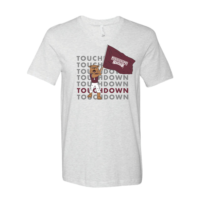 The Touchdown Bully | Ash V-Neck Tee