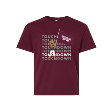 The Touchdown Bully | Youth Maroon Tee