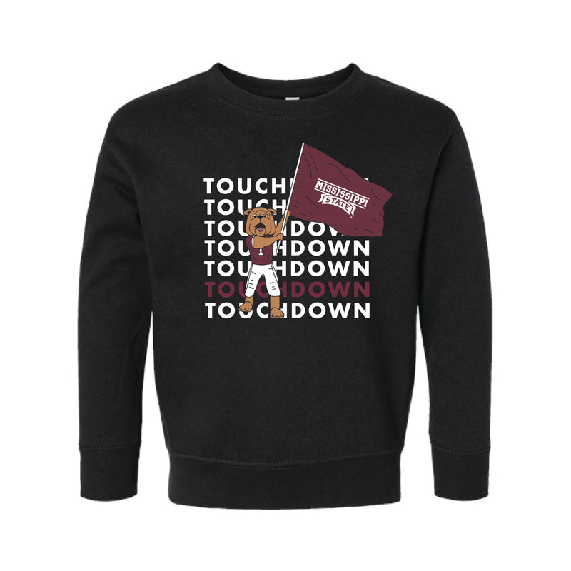 The Touchdown Bully | Toddler Black Sweatshirt