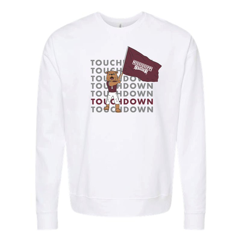 The Touchdown Bully | White Sweatshirt