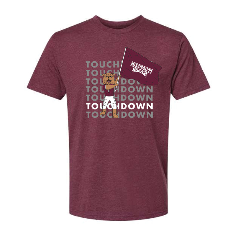 The Touchdown Bully | Heather Maroon Tee