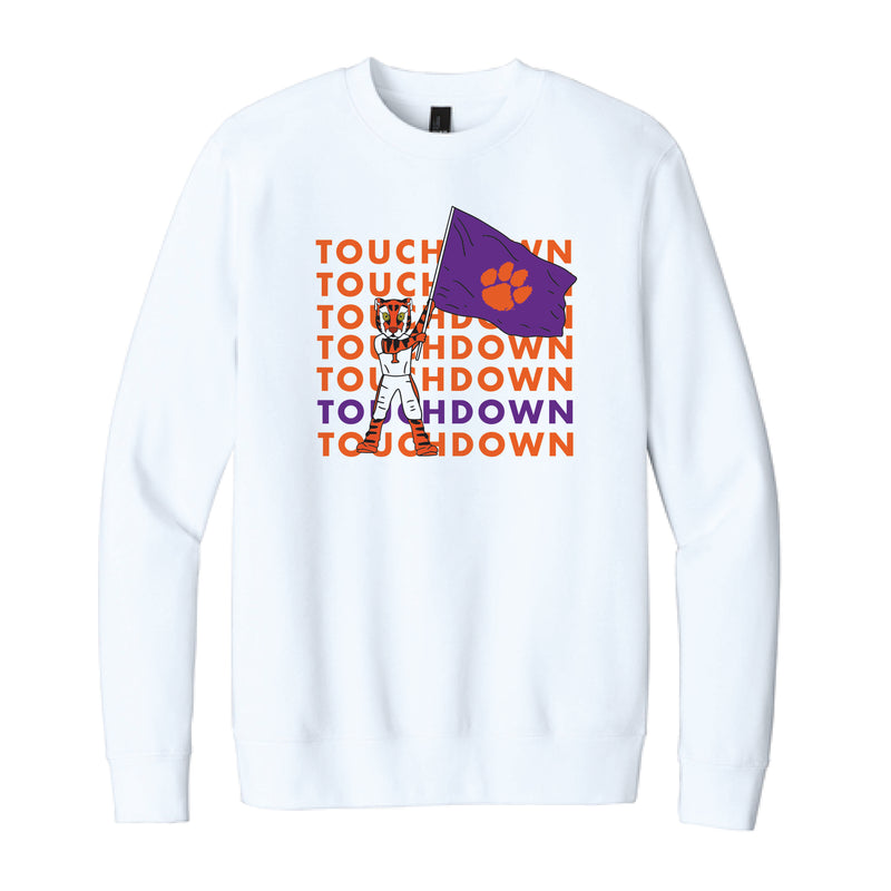 The Touchdown Clemson | White Sweatshirt