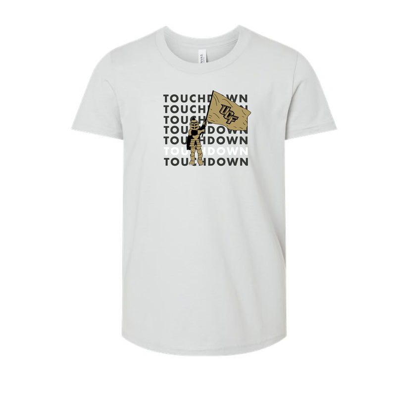 The Touchdown Knightro | Youth Silver Tee