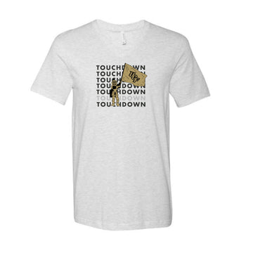 The Touchdown Knightro | Ash V-Neck Tee