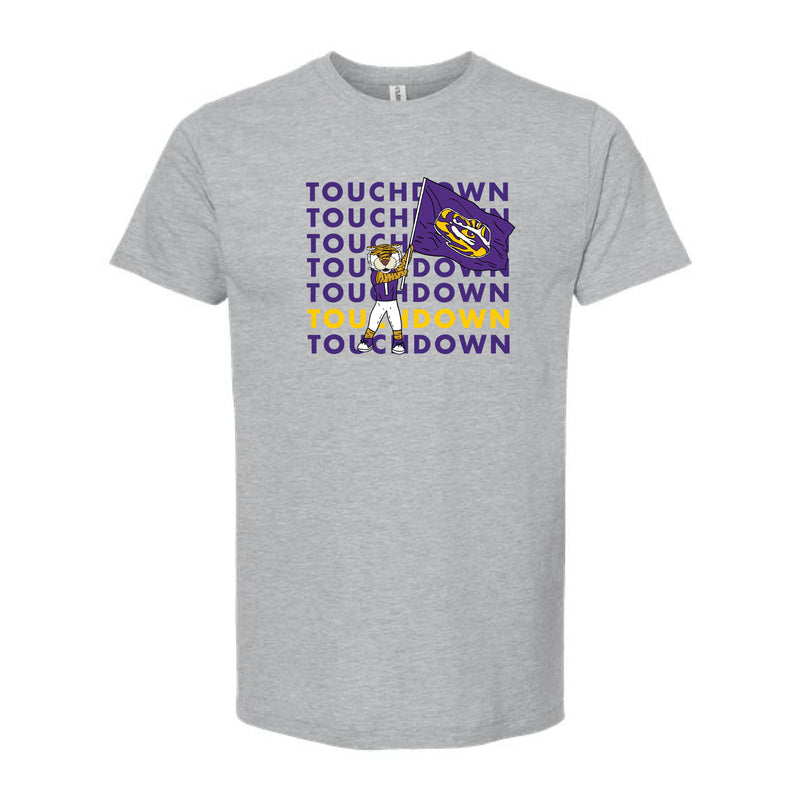 The Touchdown Mike | Heather Grey Tee