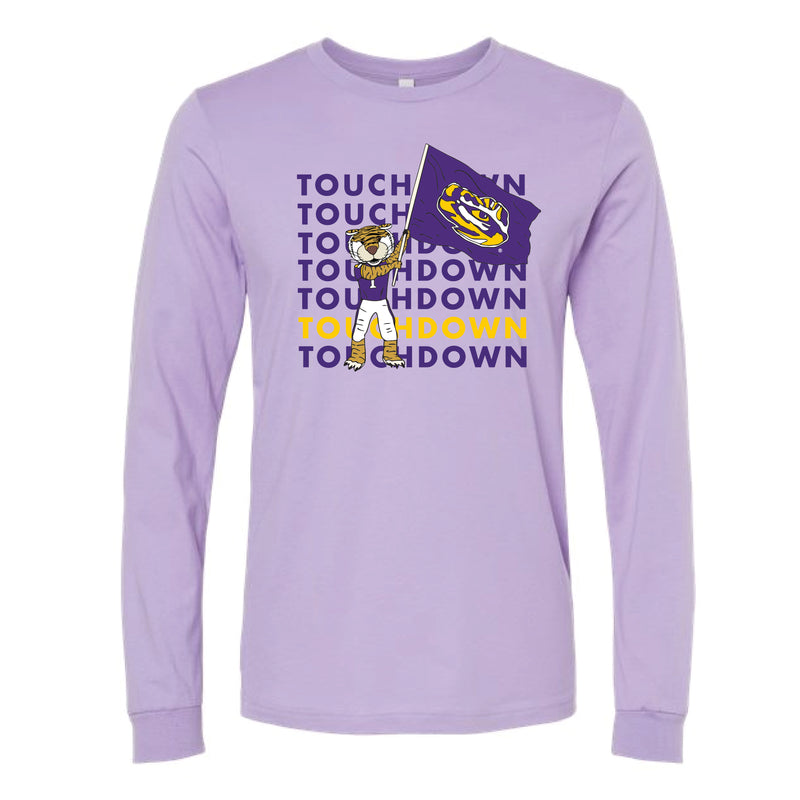 The Touchdown Mike | Dark Lavender Long Sleeve
