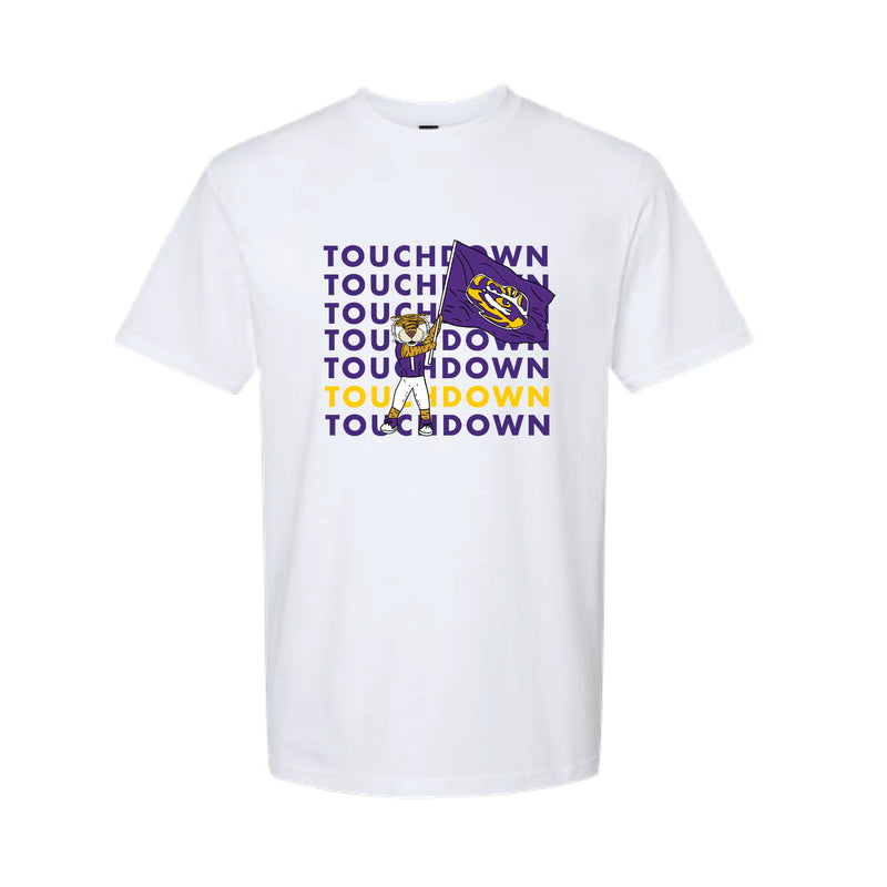 The Touchdown Mike | White Tee