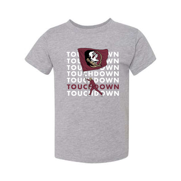 The Touchdown Seminoles | Toddler Athletic Heather Tee