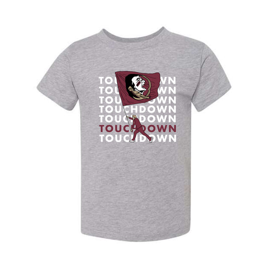 The Touchdown Seminoles | Toddler Athletic Heather Tee