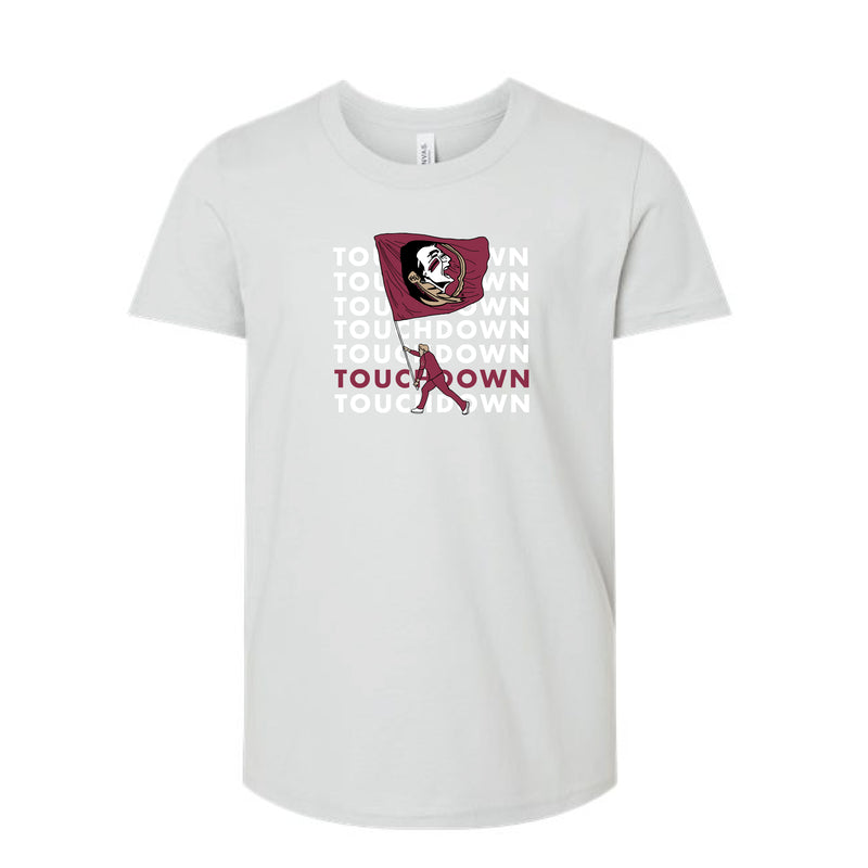 The Touchdown Seminoles | Youth Silver Tee