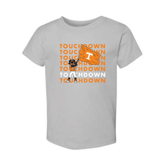 The Touchdown Smokey | Toddler Solid Athletic Heather Tee