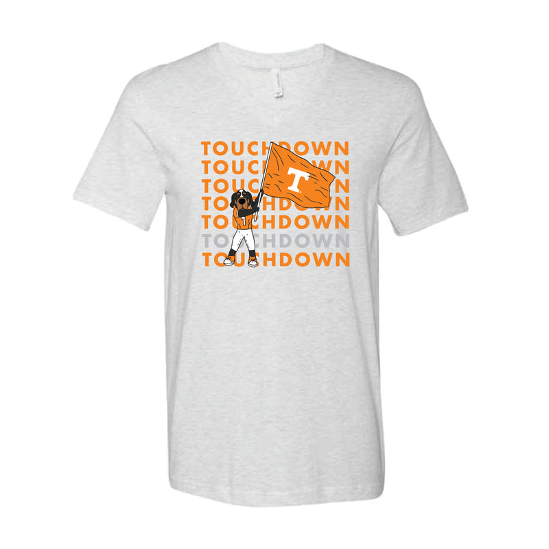 The Touchdown Smokey | Ash V-Neck Tee