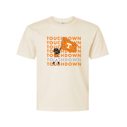 The Touchdown Smokey | Youth Natural Tee