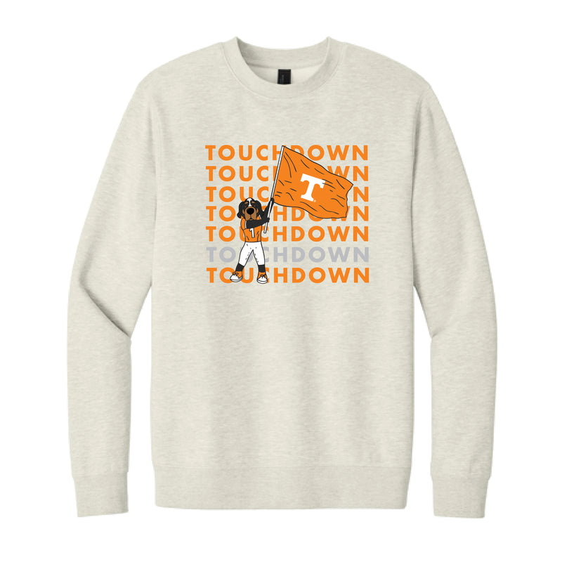 The Touchdown Smokey | Heather Oatmeal Sweatshirt