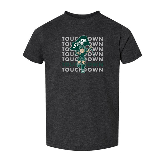 The Touchdown Sparty | Toddler Vintage Smoke Tee