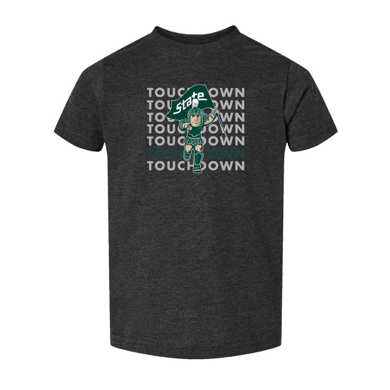 The Touchdown Sparty | Toddler Vintage Smoke Tee