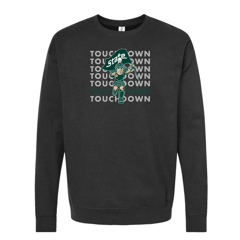 The Touchdown Sparty | Black Sweatshirt