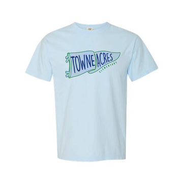 The Towne Acres Flag | Adult Chambray Tee