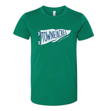 The Towne Acres Flag | Youth Kelly Tee