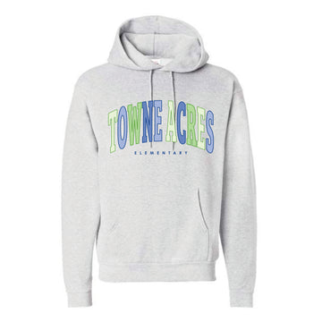 The Towne Acres Multi Arch | Adult Ash Hoodie