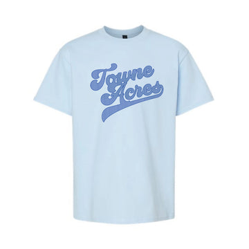 The Towne Acres Stripes | Youth Light Blue Tee