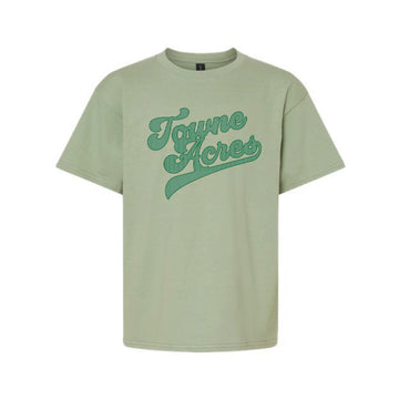 The Towne Acres Stripes | Youth Sage Tee
