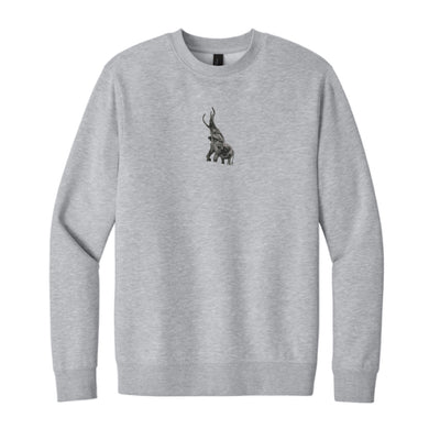 The Tuska Plaza Tradition | Light Heather Grey Crewneck Sweatshirt