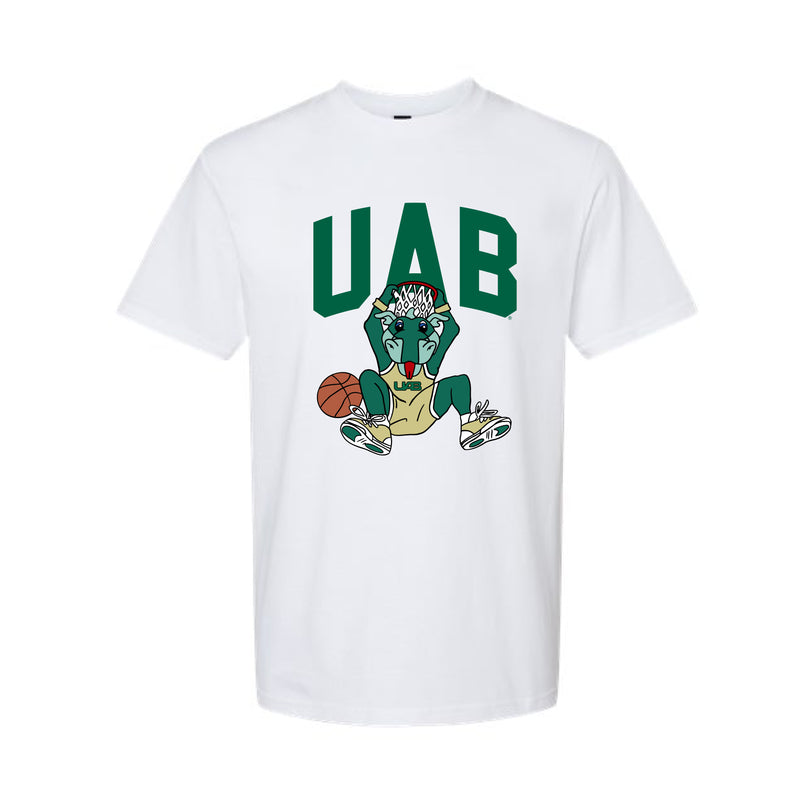 The UAB Basketball | White Tee