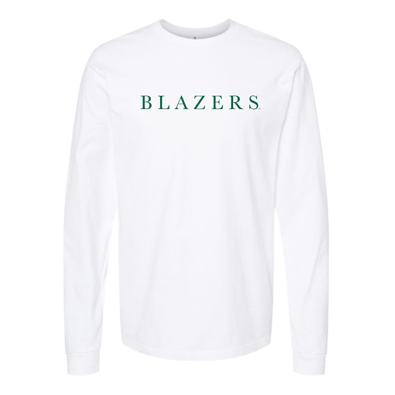 The Blazers Serif | White Long Sleeve