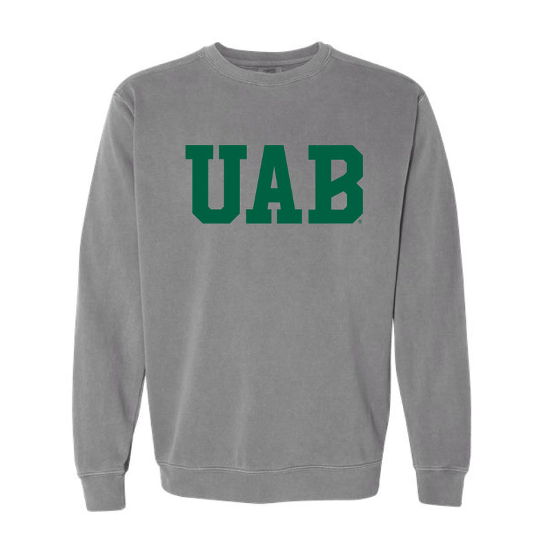 The UAB Block | Grey Sweatshirt