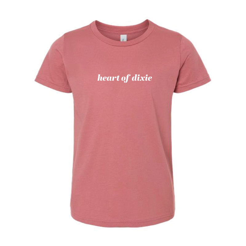 The Heart of Dixie | Youth Mauve Tee