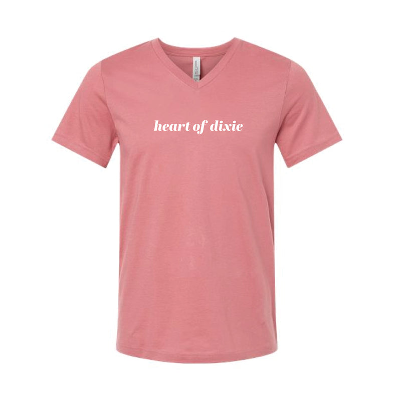 The Heart of Dixie | Mauve V-Neck Tee