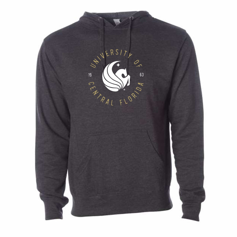 The UCF 1963 Circle | Charcoal Heather Hoodie