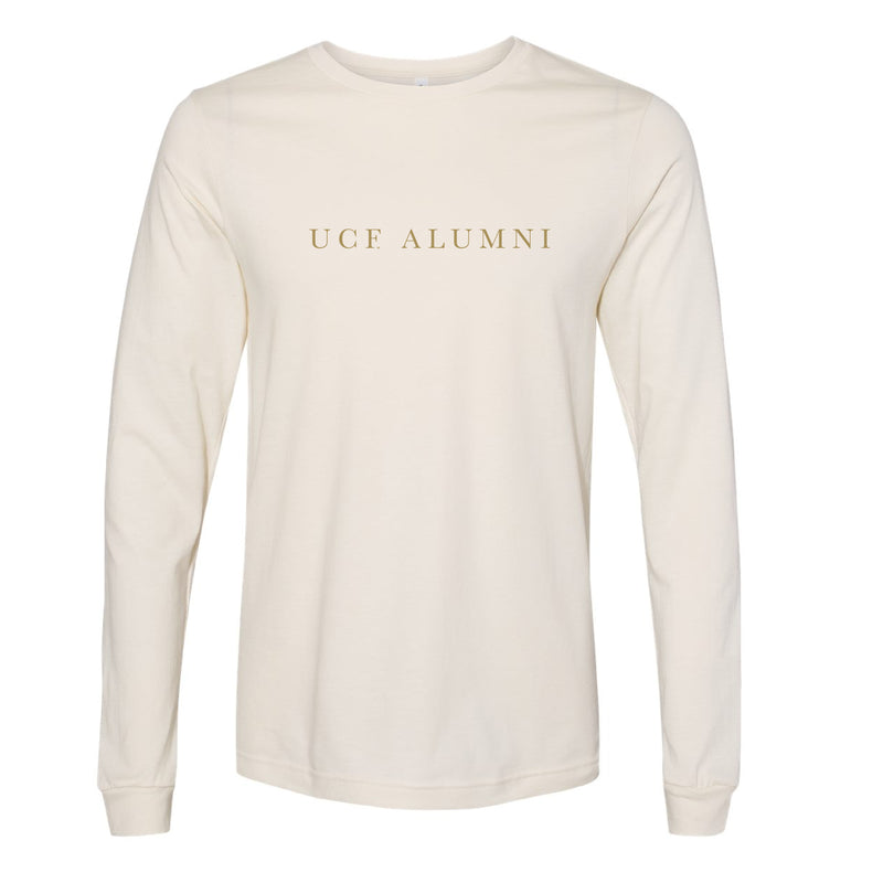 The UCF Alumni Serif | Natural Long Sleeve