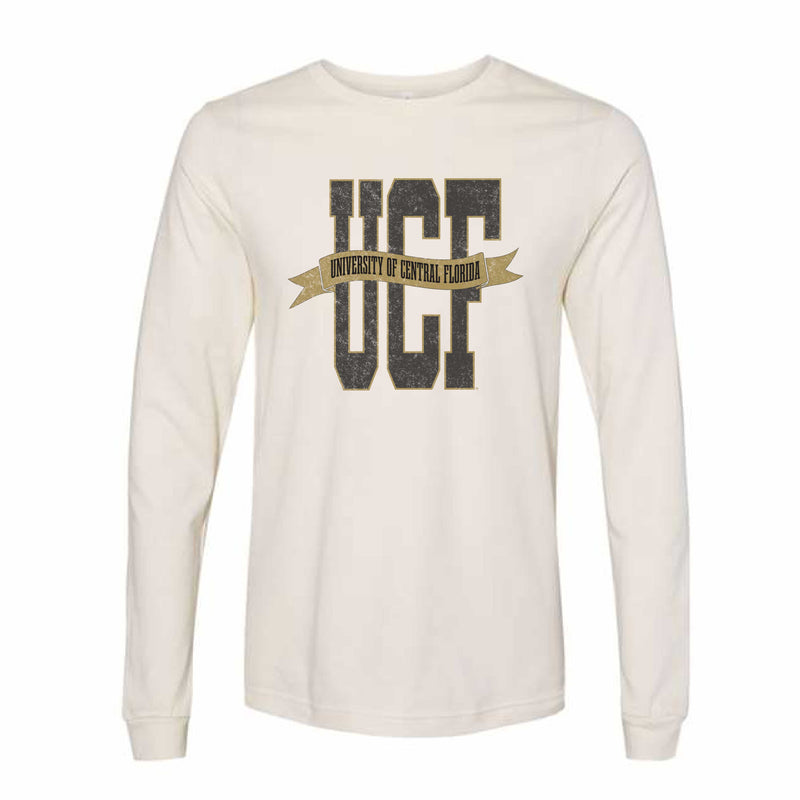 The UCF Banner | Natural Long Sleeve