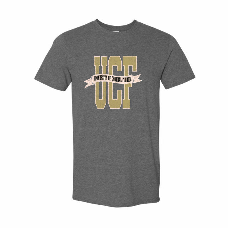 The UCF Banner | Heather Dark Grey Tee