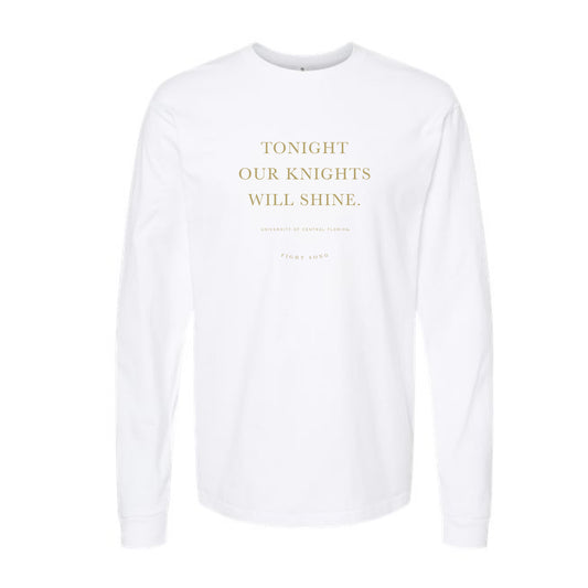 The UCF Fight Song | White Long Sleeve