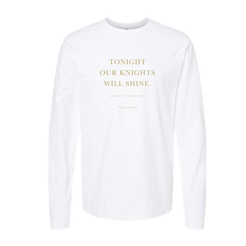 The UCF Fight Song | White Long Sleeve