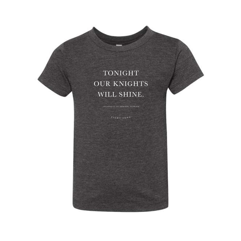 The UCF Fight Song | Toddler Dark Grey Heather Tee