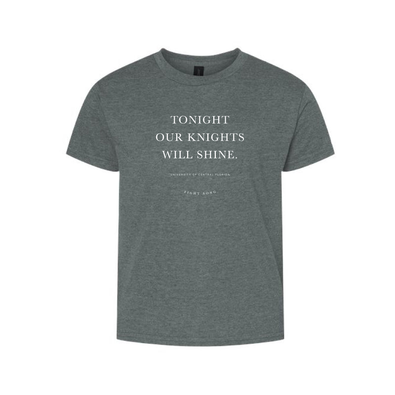 The UCF Fight Song | Youth Dark Heather Tee